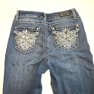 D'Mode Bootcut Medium Wash Stretch Denim Women's‎ Jeans Size 7
